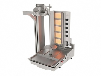 MXADR-5G-GK Doner Robot Gas Fired, 5 Burner, Wide Cut
